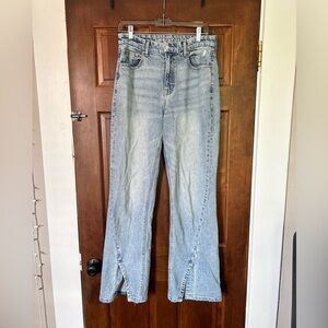 American Eagle Stretch high rise boot cut jeans, size 8